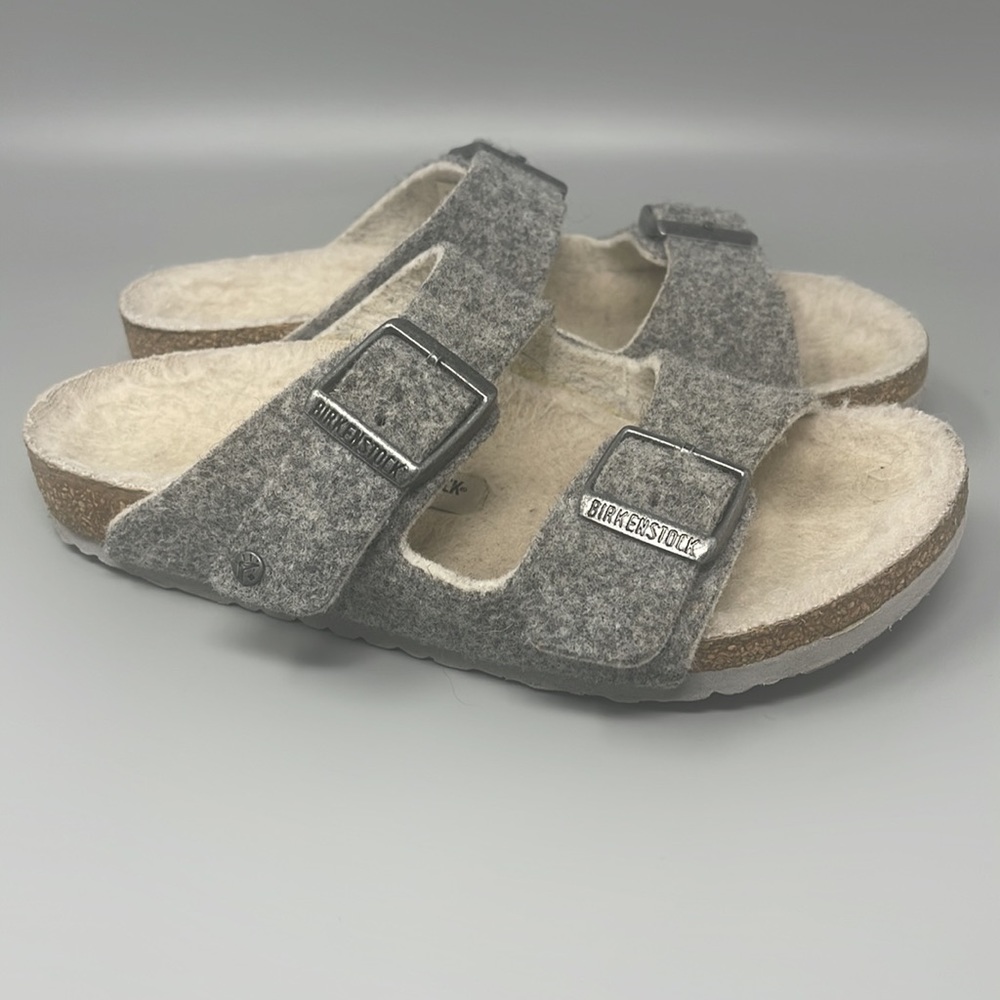 Birkenstock Kids Gray Sandals - Picture 2 of 7